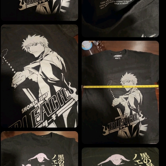 Lot Of Anime Shonen Jump Shirts black clover, naruto akatsuki, bleach,MHA Unisex - Picture 5 of 8